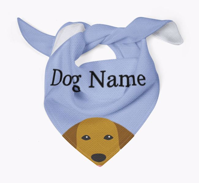 Personalised Dog Bandana with Peeking Yappicons for {dogsName}